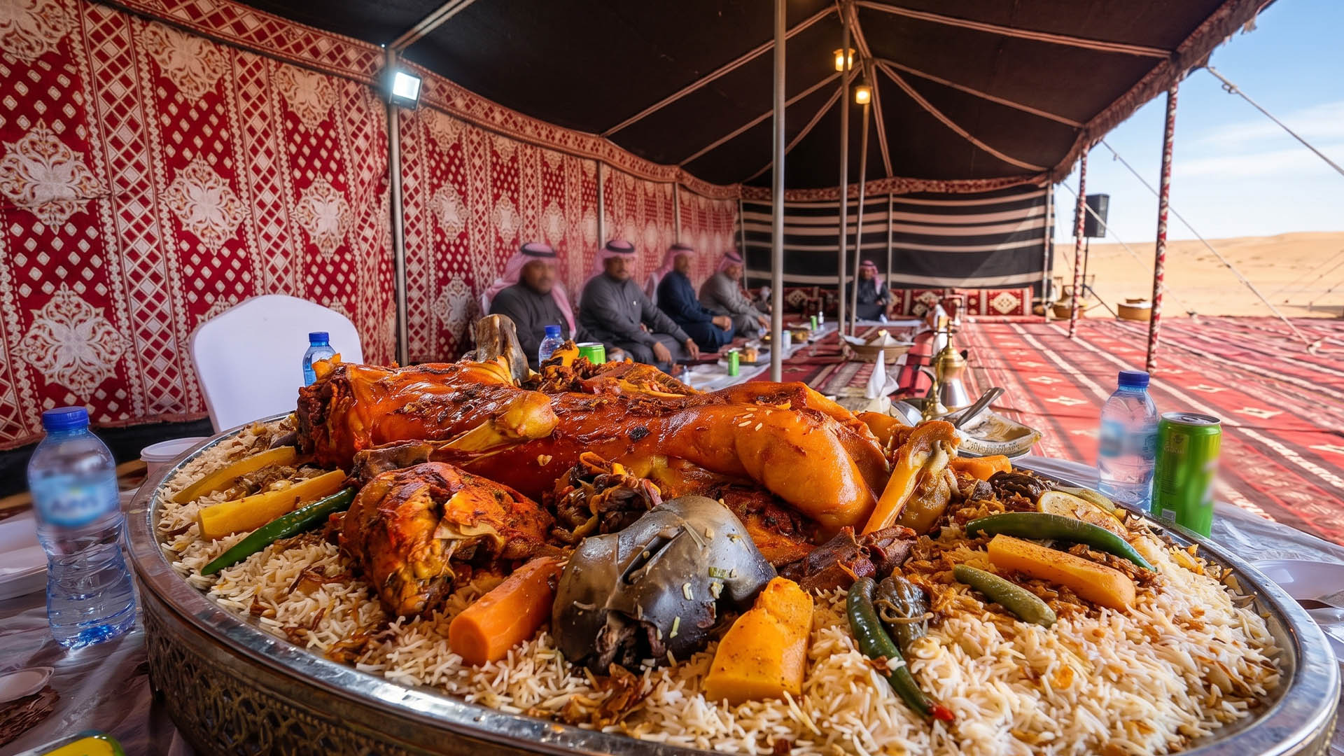 أفضل مندي في الرحلات البرية: أسرار الطبخ التقليدي ومنيو الأنوار